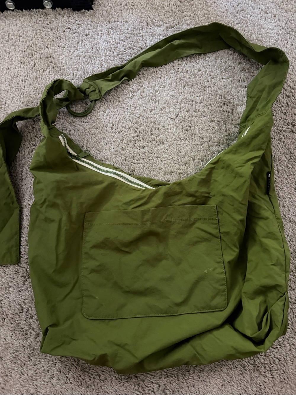 Thread Wallets Olive Green Crossbody Hobo Bag